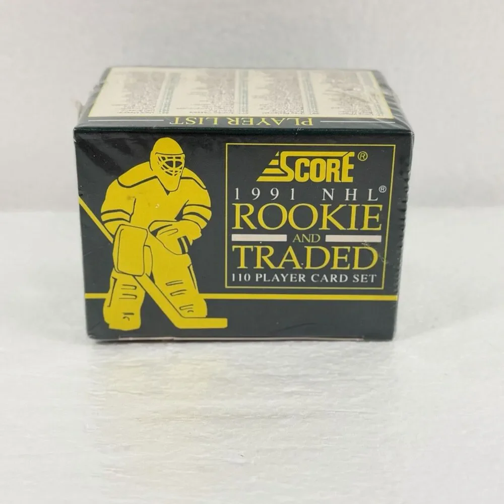 1991 Score Hockey Rookie & Traded Set Sealed Box Hasek Lidstrom Lindros Vintage